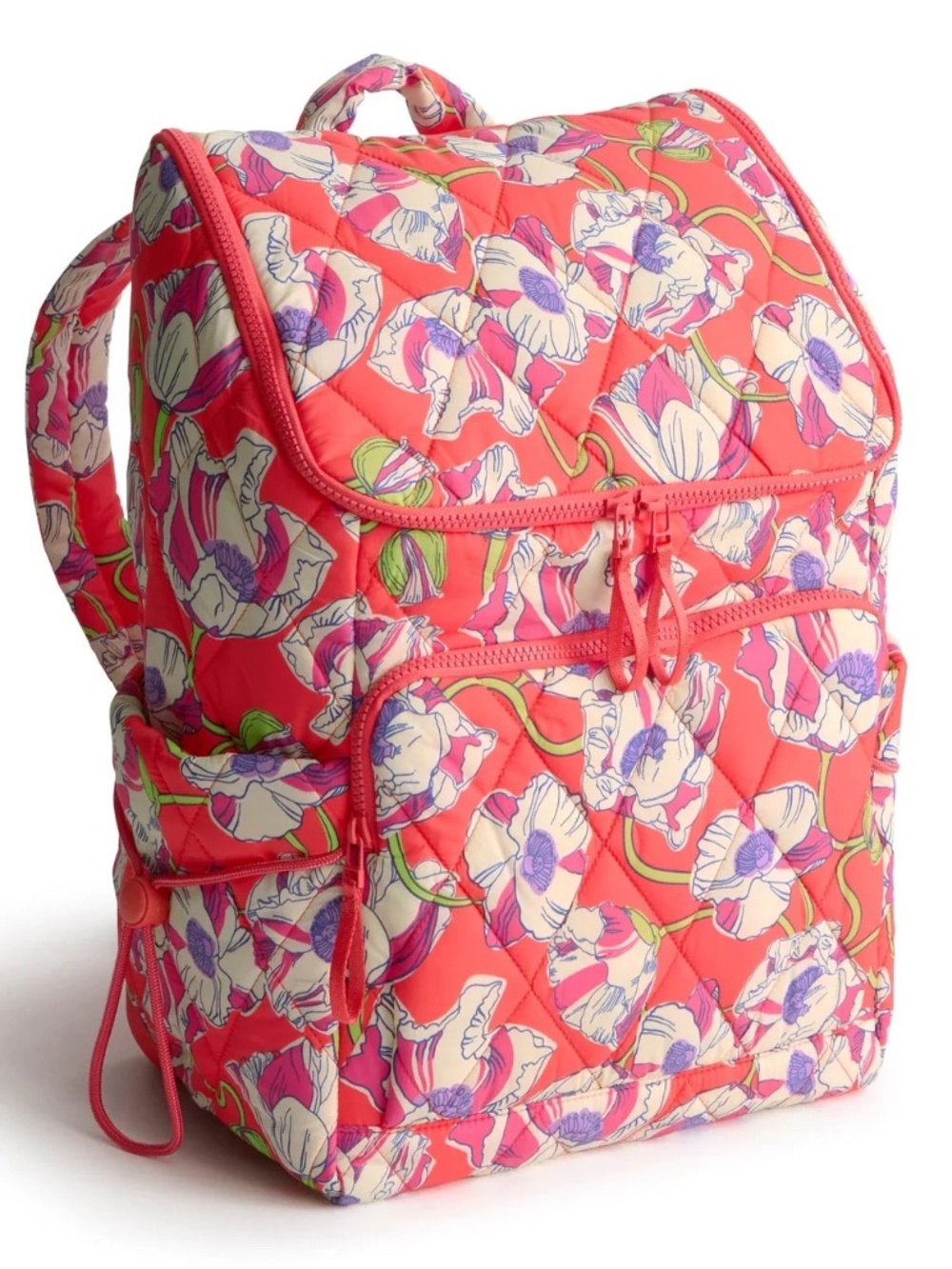 Vera Bradley Cooler Backpack in Featherweight in Swirling Poppies NWT